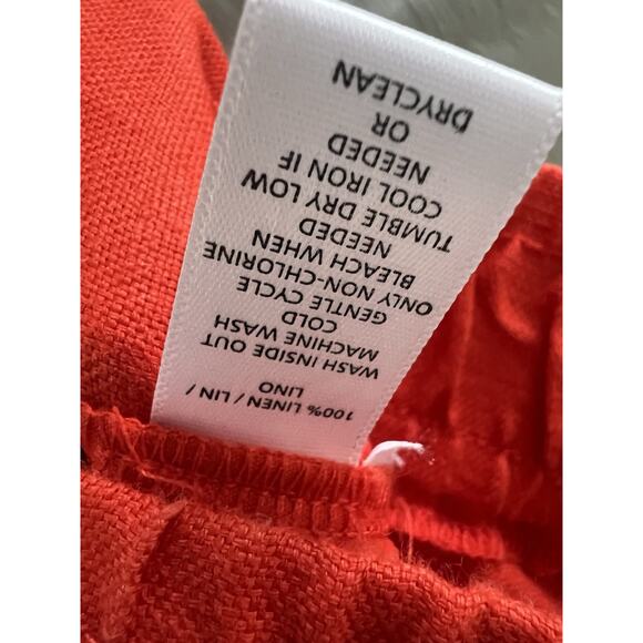 Red Straight Leg Women's Pants - Picture 4 of 4